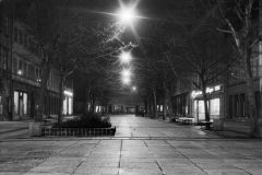 Schillerstraße bei Nacht